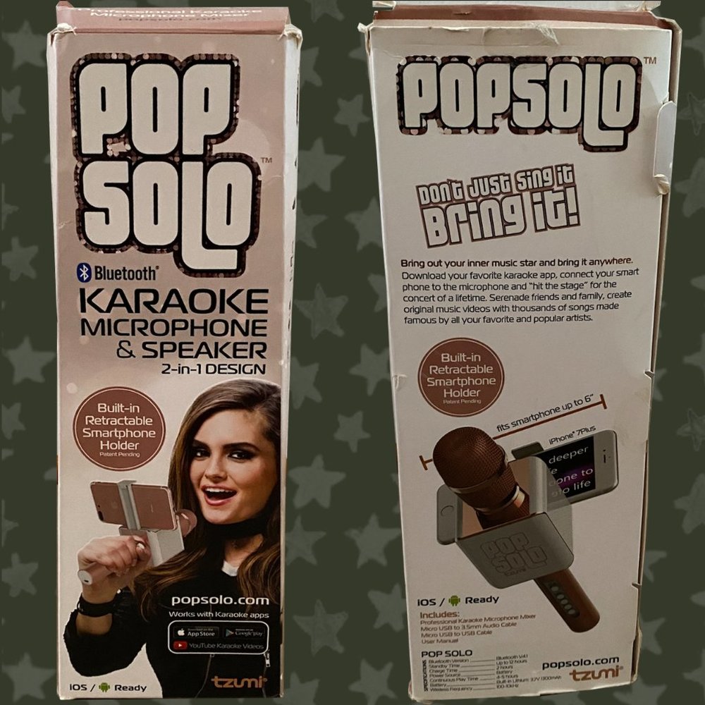 POP SOLO TZUMI KARAOKE MIC